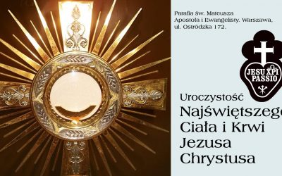 Boże Ciało 2021. Zaproszenie do udziału w procesji.