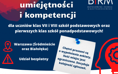 Warsztaty umiejętności i kompetencji.